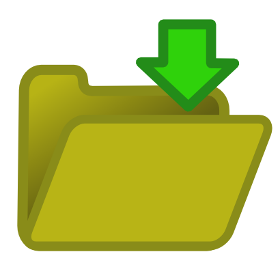 Download free arrow green folder icon